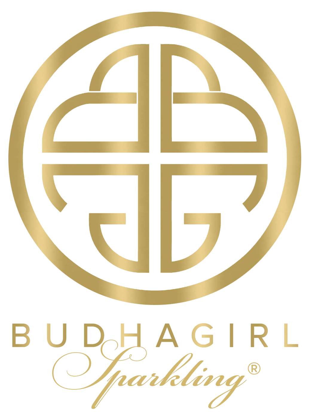 BuDhaGirl Sparkling Gold Logo
